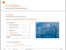 Tablet Screenshot of contratligne.com